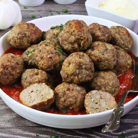 air fryer turkey meatballs recipe dinners done quick featured image