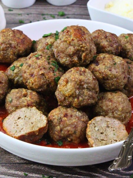 air fryer turkey meatballs recipe dinners done quick featured image