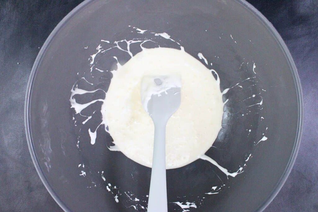 melt butter and marshmallows for monster rice krispie treats in a large bowl