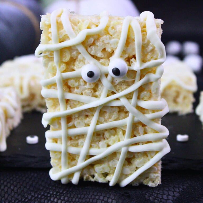 mummy rice krispie treats recipe dinners done quick featured image
