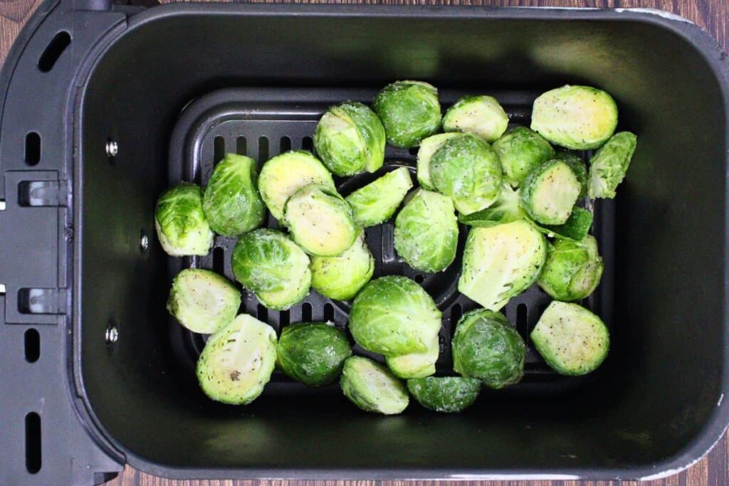 add red lobster brussel sprouts to air fryer basket