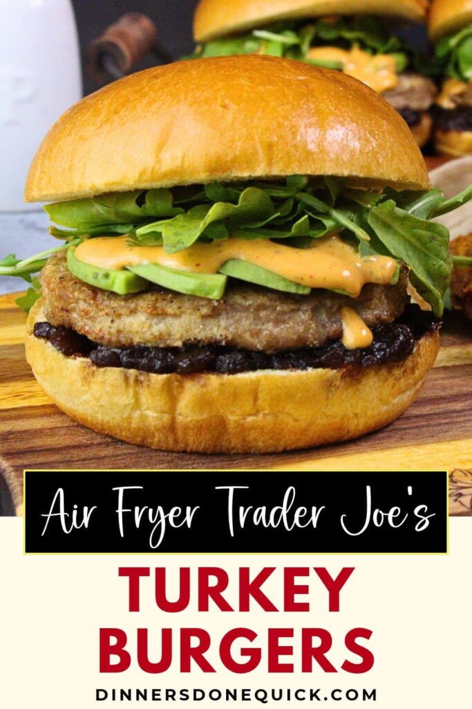 trader joes turkey burgers recipe dinners done quick pinterest