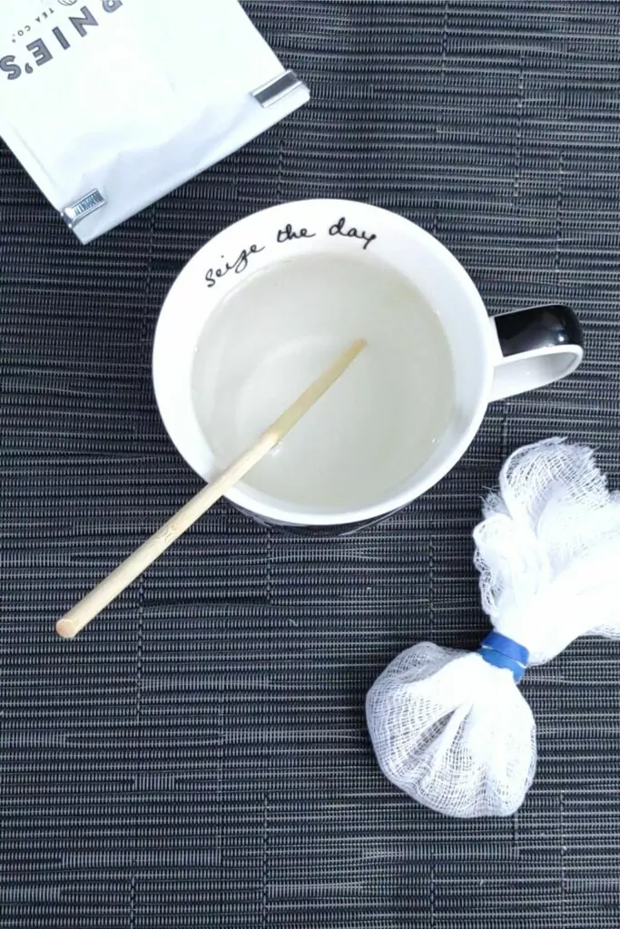 add a wooden skewer to mug to prevent microwave superheating