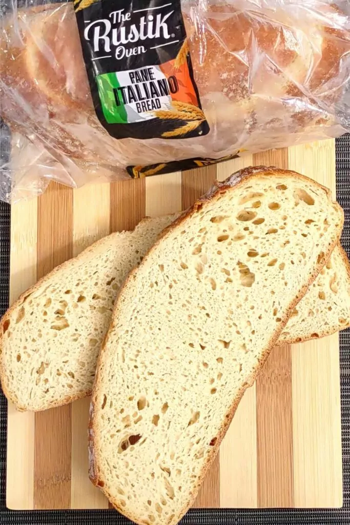 remove frozen bread slices from the freezer