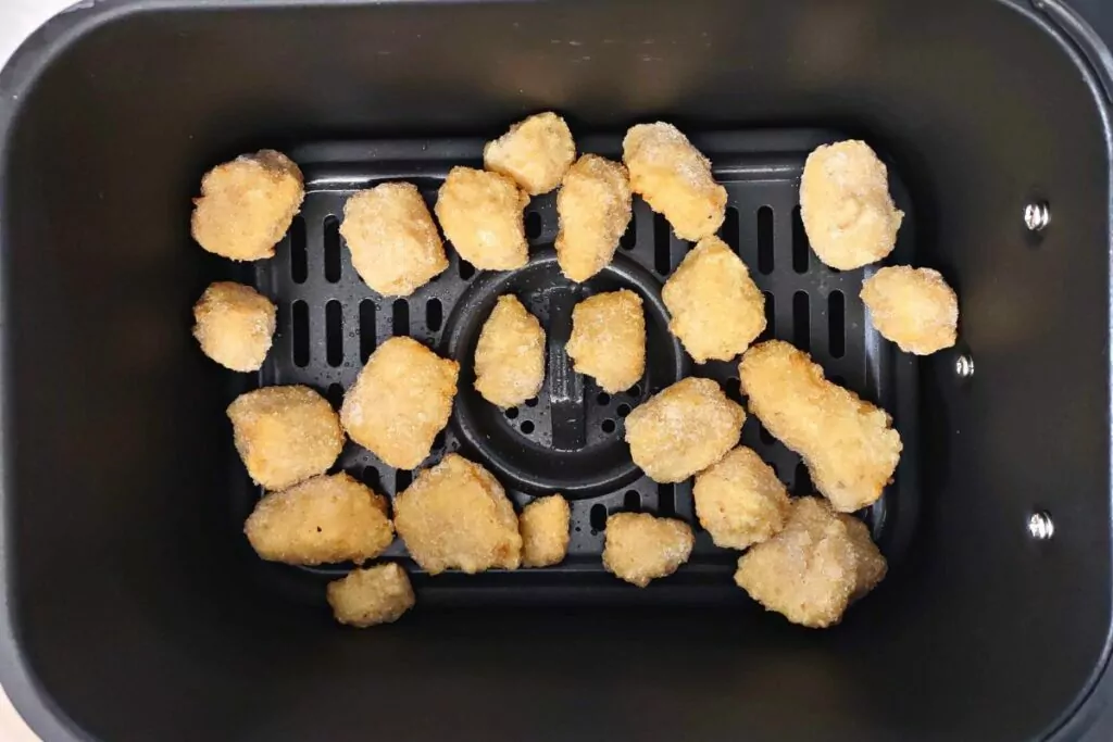 frozen cheese curds in air fryer basket