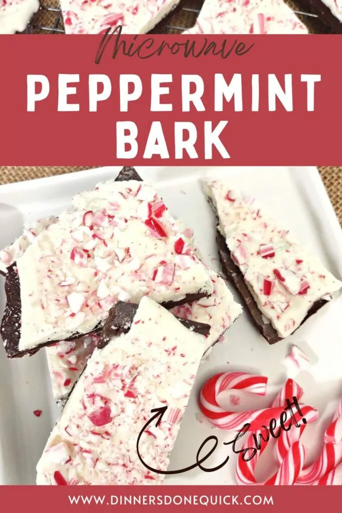 how to make peppermint bark in the microwave dinners done quick piinterest
