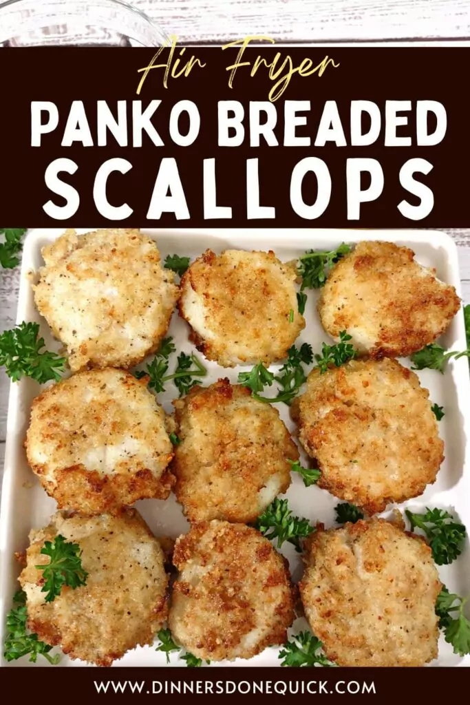 how to make panko breaded scallops in the air fryer dinners done quick pinterest