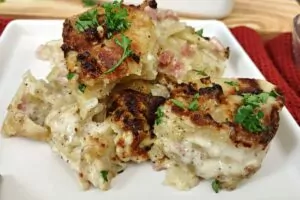how to make scalloped potatoes with ham in the air fryer dinners done quick