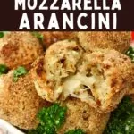 mozzarella arancini rice balls in the air fryer dinners done quick pinterest
