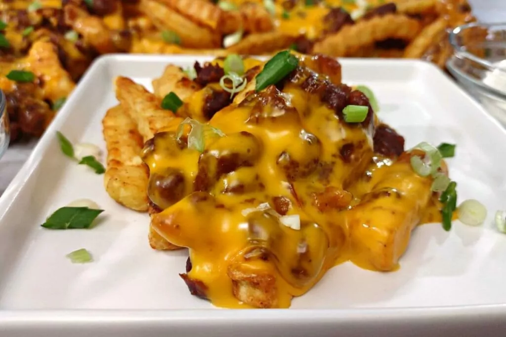 air fryer chili cheese fries recipe dinners done quick