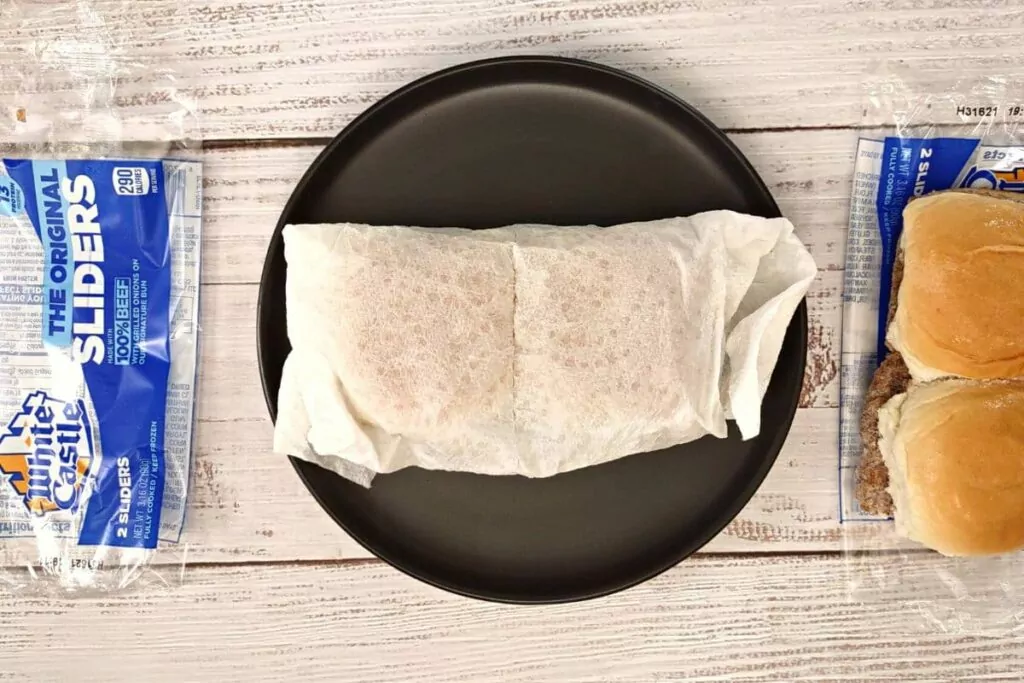 flip sliders and microwave again