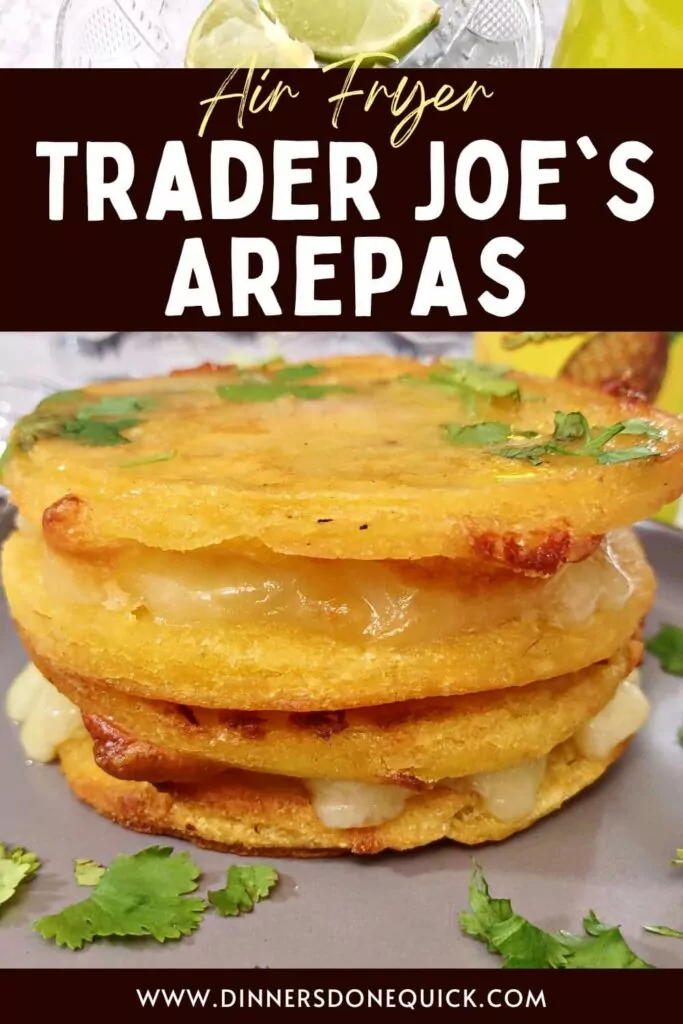 how to make trader joes corn and cheese arepas in the air fryer dinners done quick pinterest