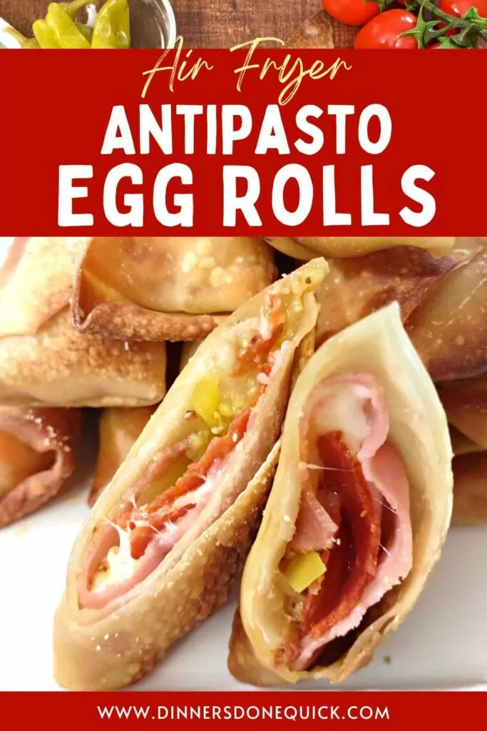 air fryer antipasto egg rolls recipe dinners done quick pinterest