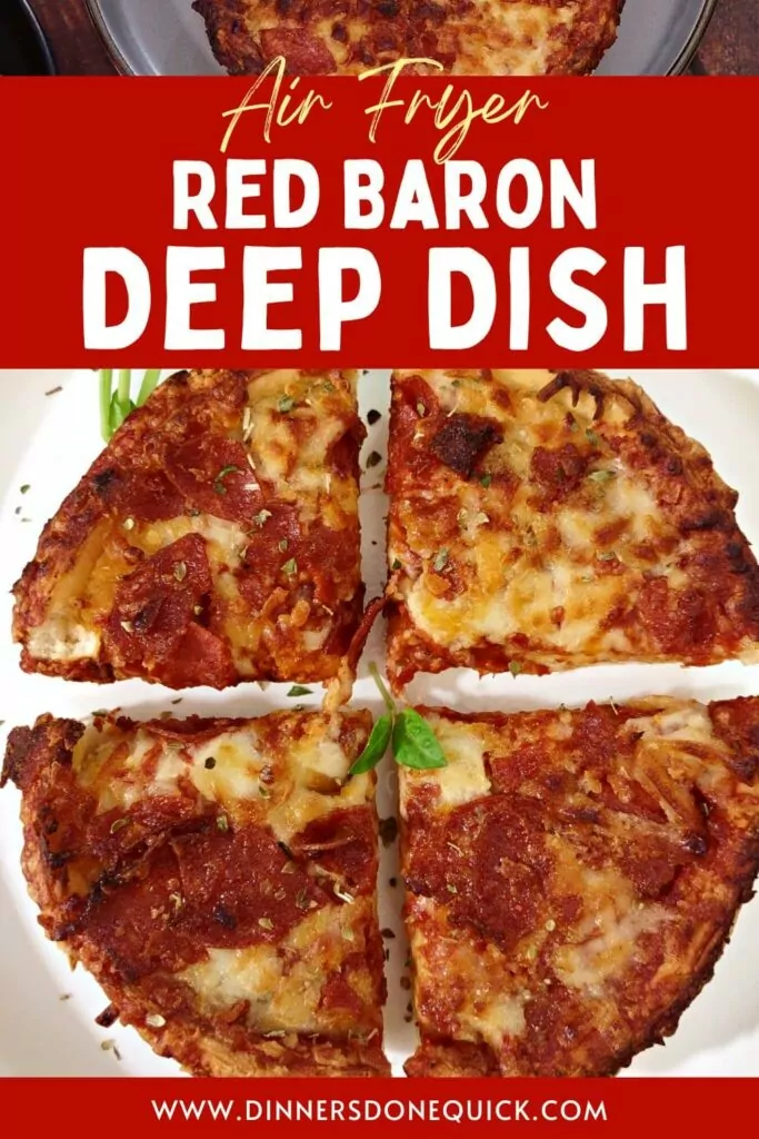 red baron deep dish pizza air fryer recipe dinners done quick pinterest