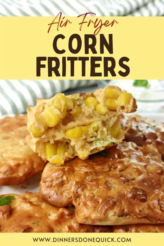 air fryer corn fritters dinners done quick pinterest