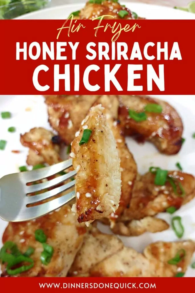 honey sriracha chicken air fryer recipe dinners done quick pinterest