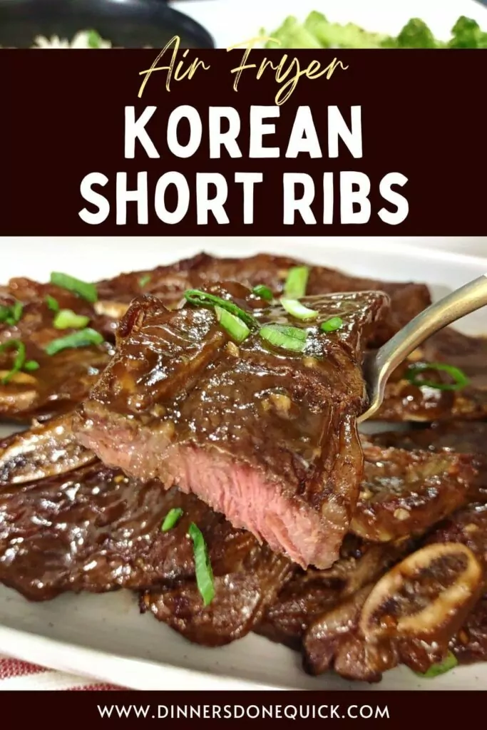 air fryer korean beef short ribs recipe dinners done quick pinterest