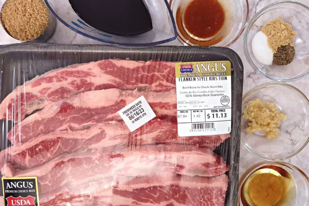 ingredients to make korean beef short ribs in the air fryer