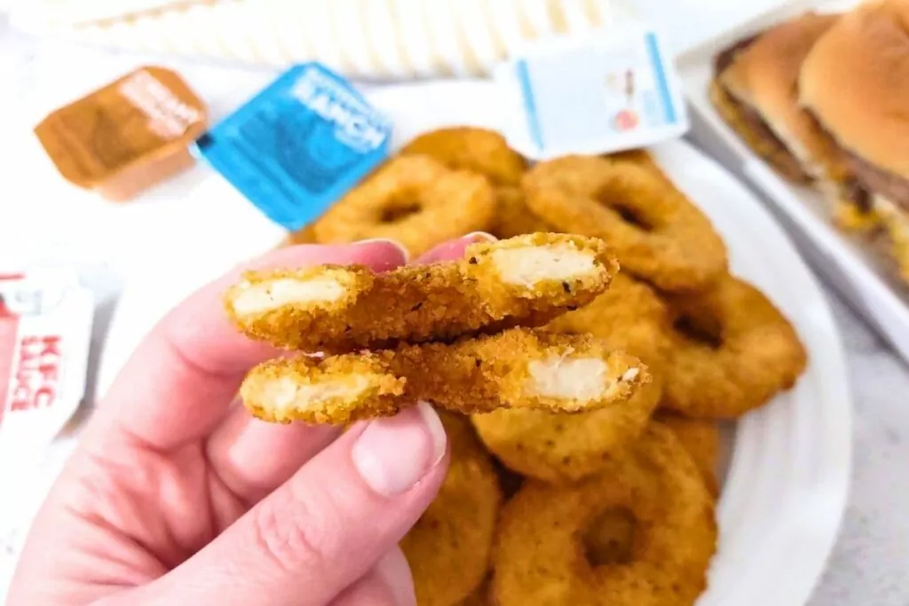 Crispy White Castle Chicken Rings with Air Fryer Magic! Dinners Done Quick