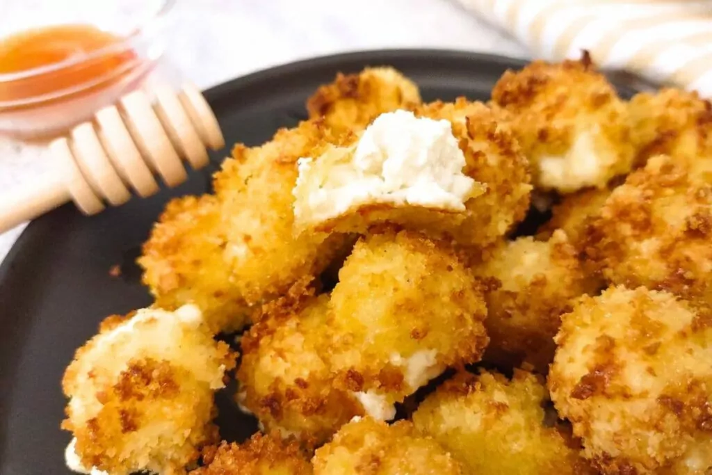 Air Fryer Goat Cheese Balls Crunchy Creamy Perfection! Dinners Done