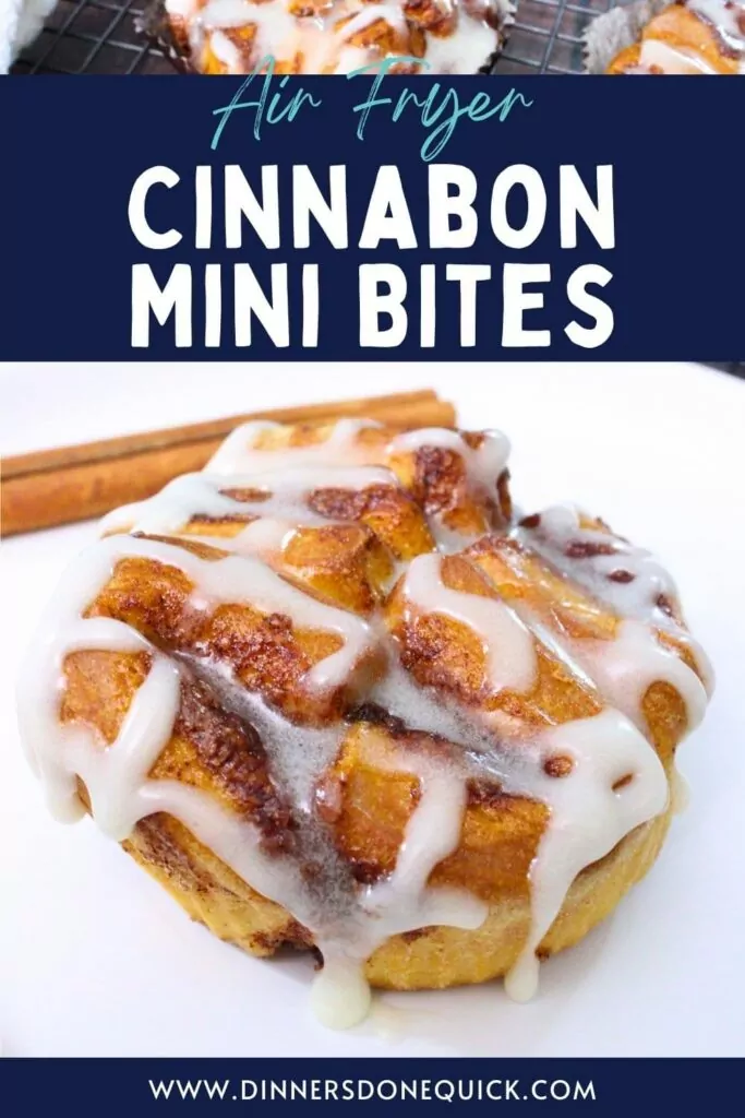 air fryer cinnabon mini bites recipe dinners done quick pinterest
