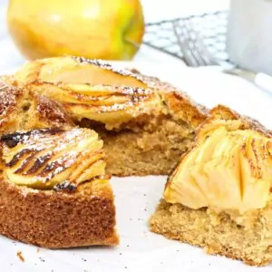 air fryer apple cake recipe dinners done quick featured image