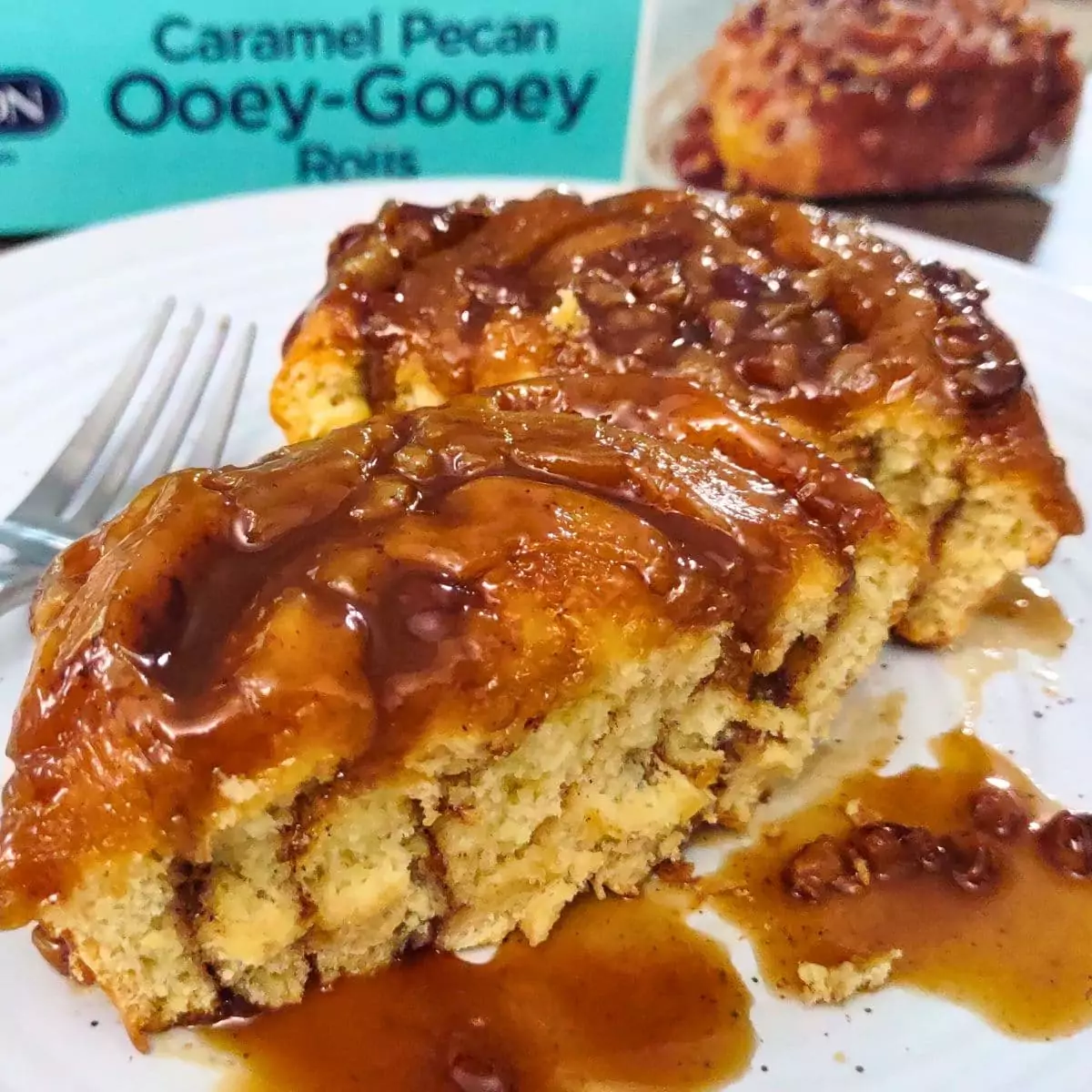 air fryer cinnabon caramel pecan rolls dinners done quick featured image
