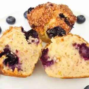 air fryer blueberry muffins recipe dinners done quick featured image