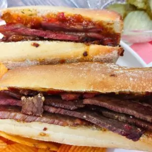air fryer brisket sandwich recipe dinners done quick featured image