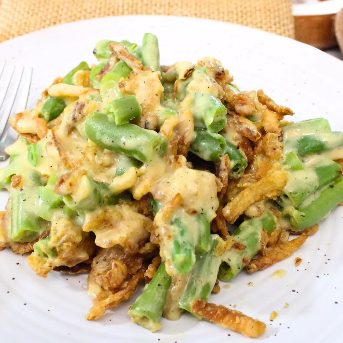 air fryer green bean casserole recipe dinners done quick featured image
