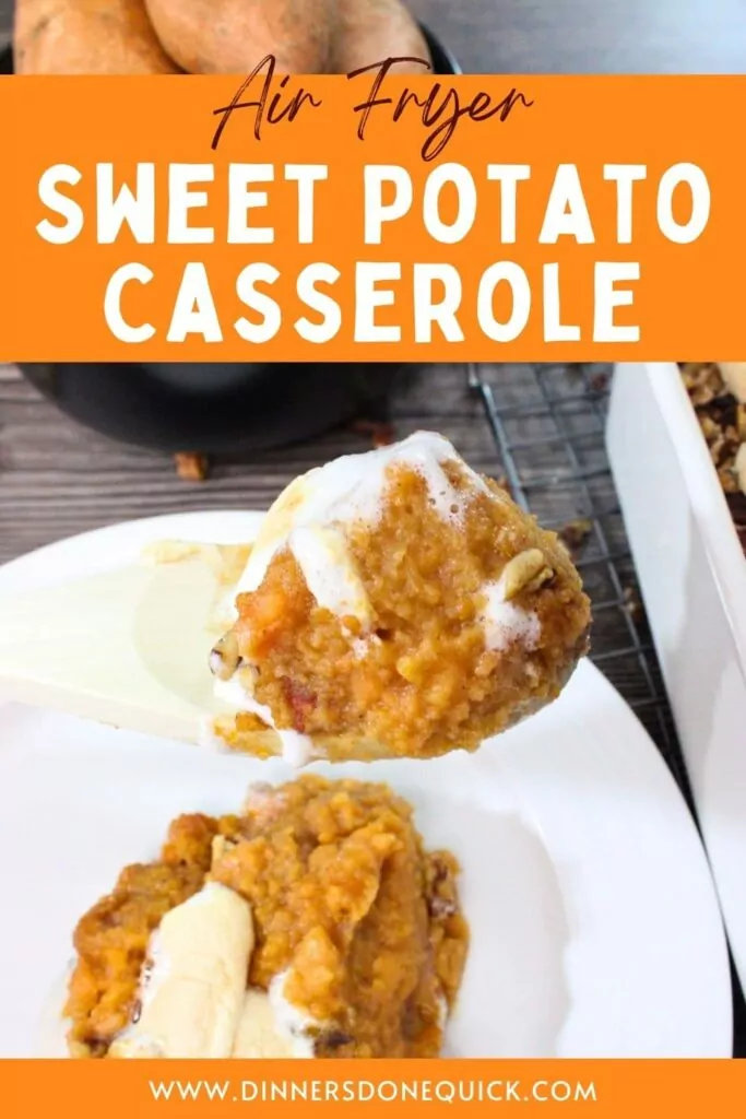 air fryer sweet potato casserole dinners done quick pinterest