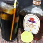 salted caramel crown and coke cocktail recipe dinners done quick featured image