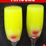 grinch mimosas cocktail recipe dinners done quick pinterest