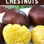 microwave chestnuts recipe dinners done quick pinterest
