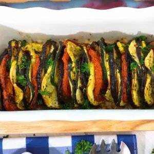 roasted ratatouille in air fryer recipe dinners done quick featured image