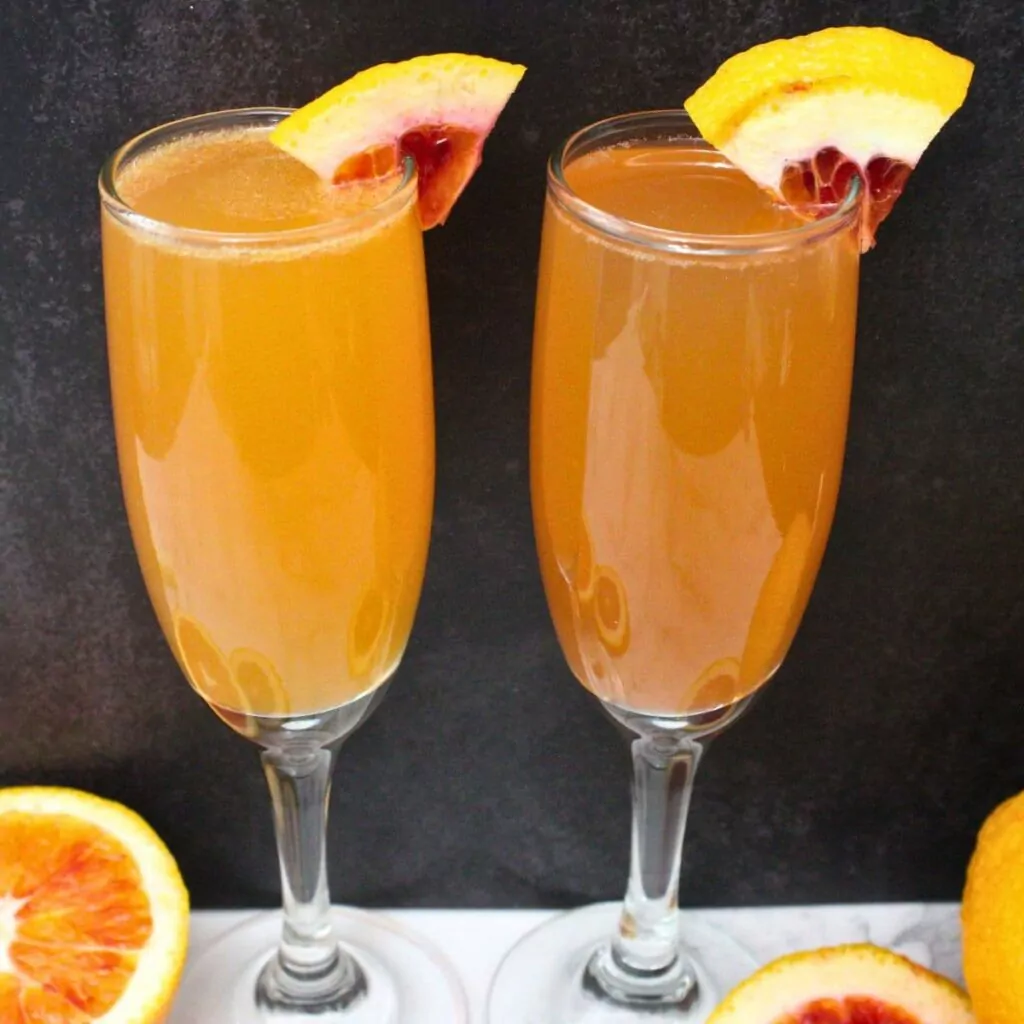 blood orange french 75 cocktail recipe dinners done quick featured image
