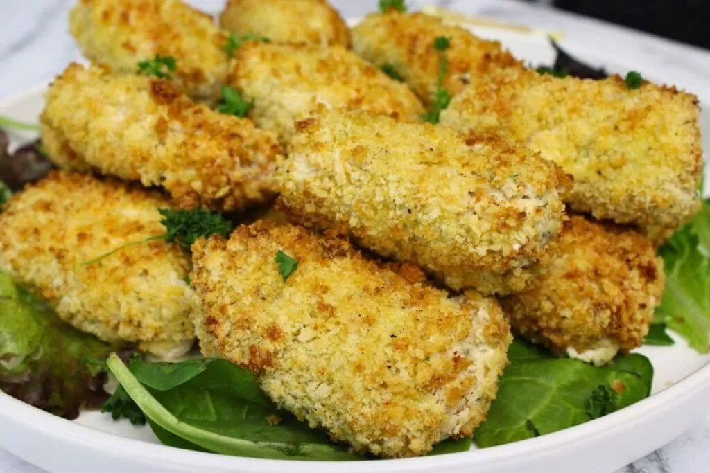 Air Fryer Chicken Croquettes Crispy Snack w/ Leftovers! Dinners Done