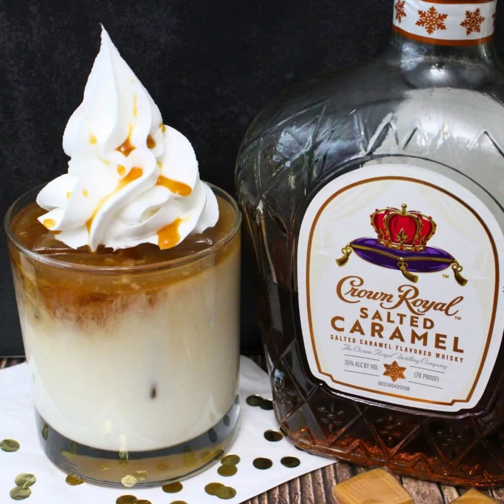 Crown Royal Salted Caramel White Russian Sip in Style! Dinners Done