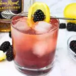 crown royal blackberry whiskey fizz cocktail dinners done quick featured image