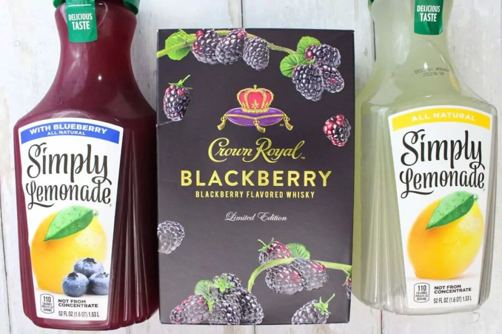 Crown Blackberry Lemonade Recipe: 2 Ingredient Cocktail - Dinners Done ...