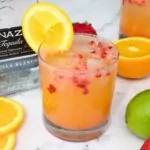 orange strawberry tequila fizz cocktail recipe dinners done quick featured image