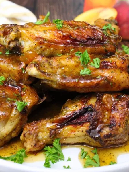 crown royal peach wings air fryer recipe dinners done quick featured image
