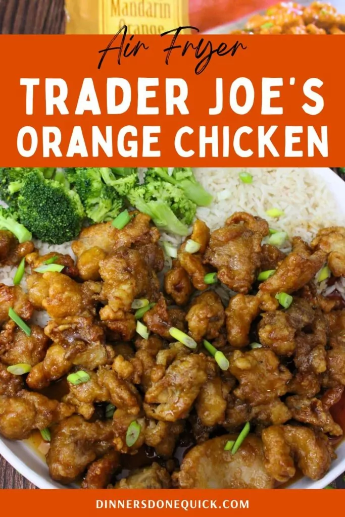 trader joes orange chicken in the air fryer recipe dinners done quick pinterest