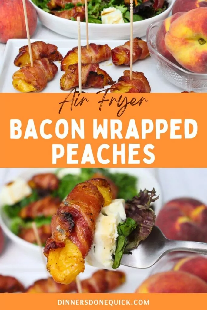bacon wrapped peaches recipe dinners done quick pinterest