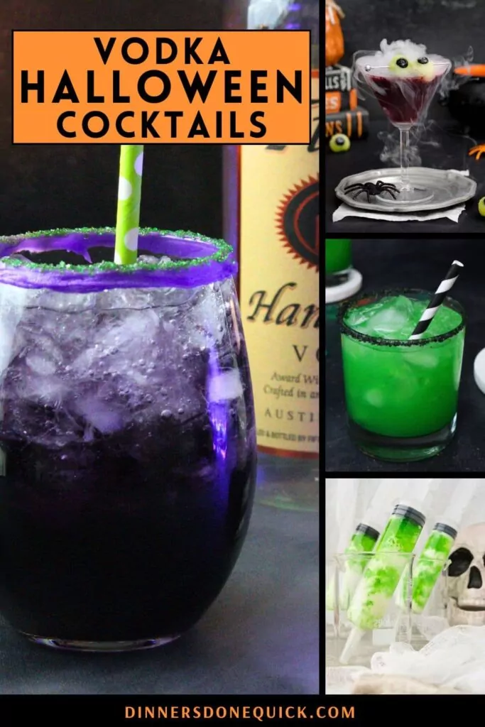 easy vodka halloween cocktails dinners done quick pinterest