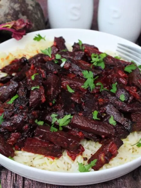 air fryer beet curry recipe dinners done quick featured image