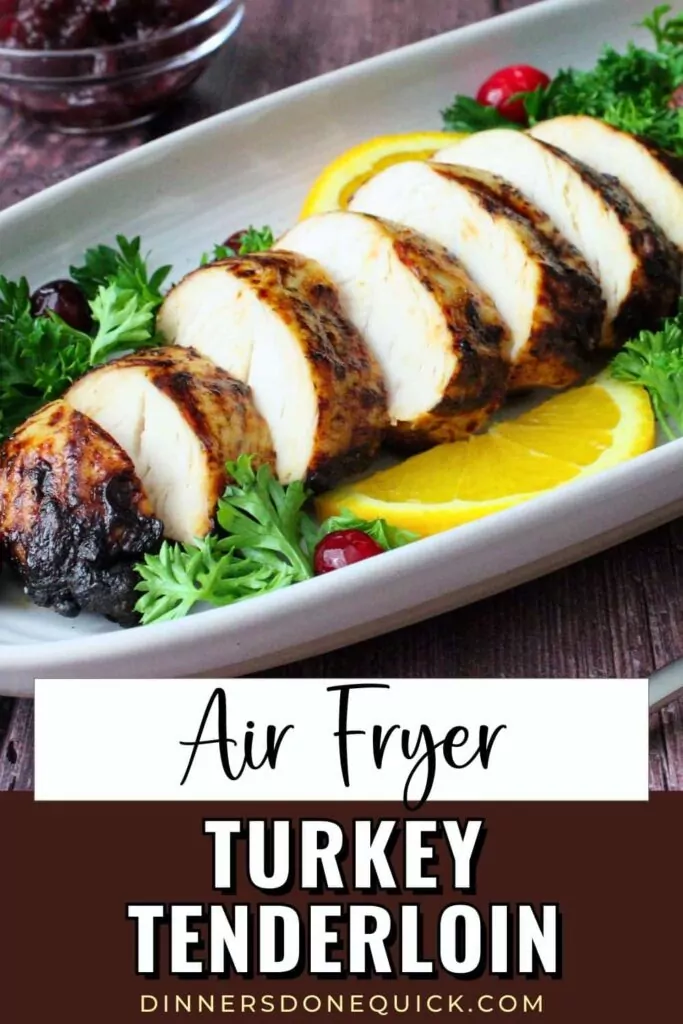 air fryer turkey tenderloin recipe dinners done quick pinterest