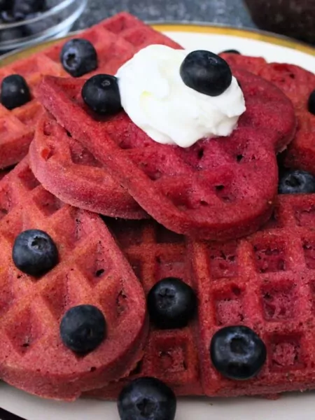 beetroot waffles recipe dinners done quick featured image