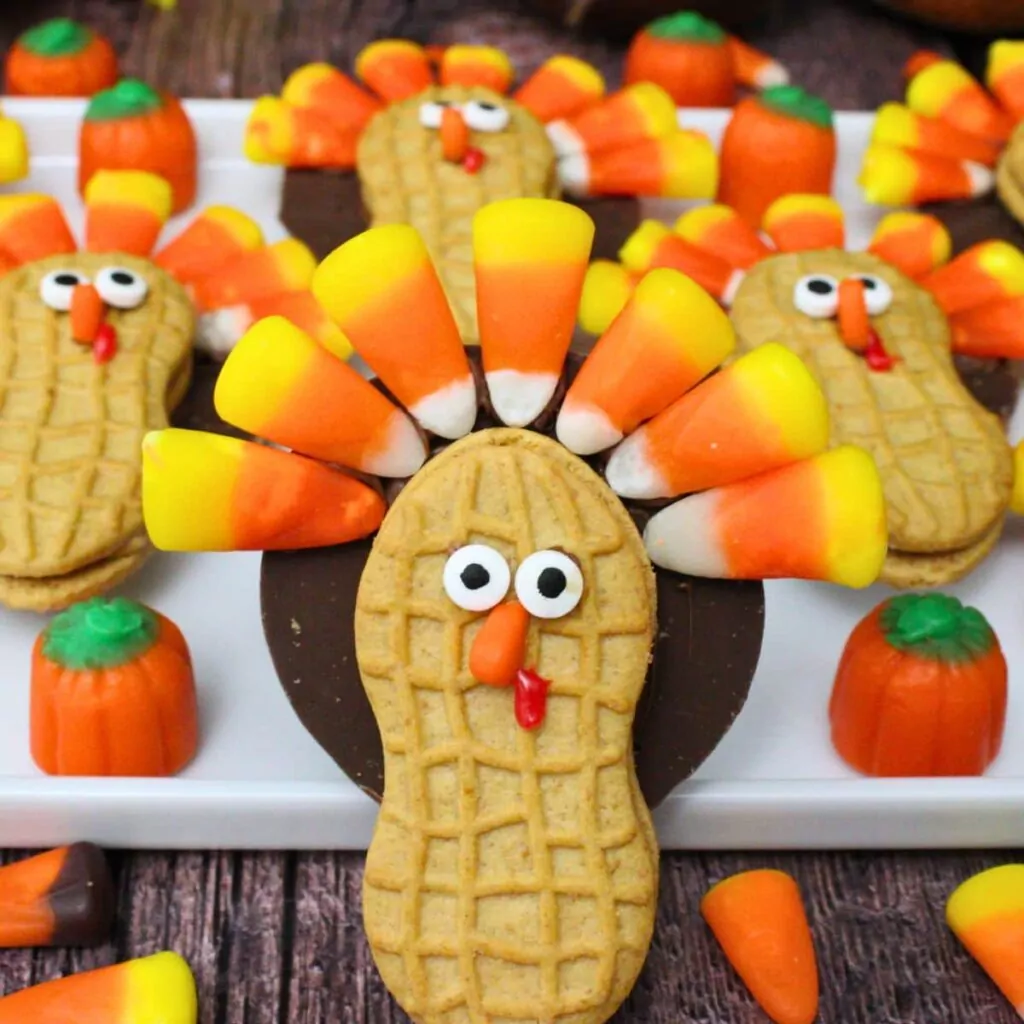 nutter butter turkey cookies recipe dinners done quick featured image