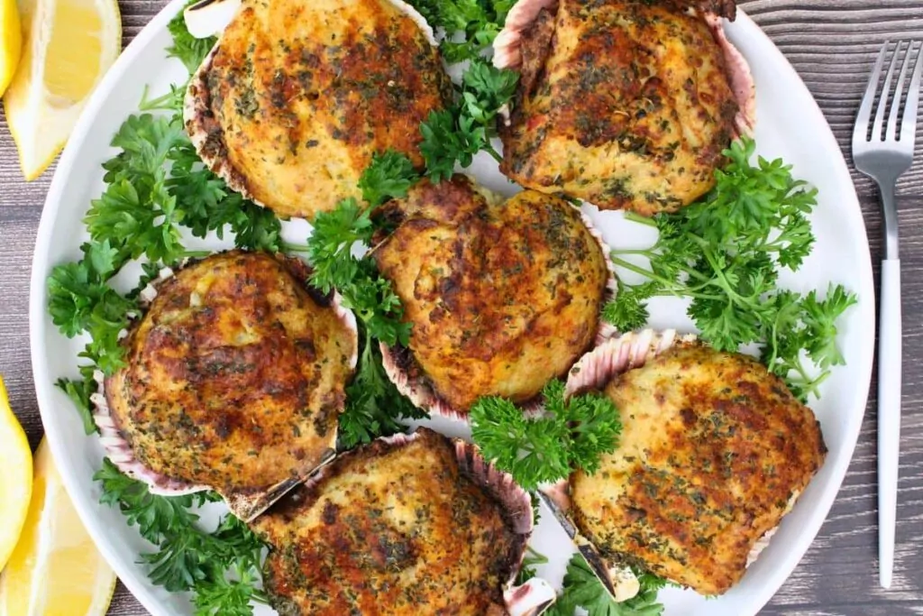 Easy Frozen Stuffed Scallops in the Air Fryer (Matlaws) Dinners Done